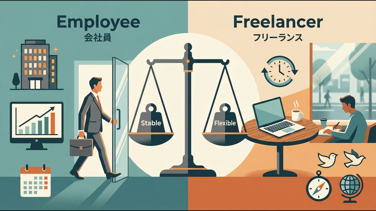 会社員とフリーランス、どちらがお得？徹底比較ツール